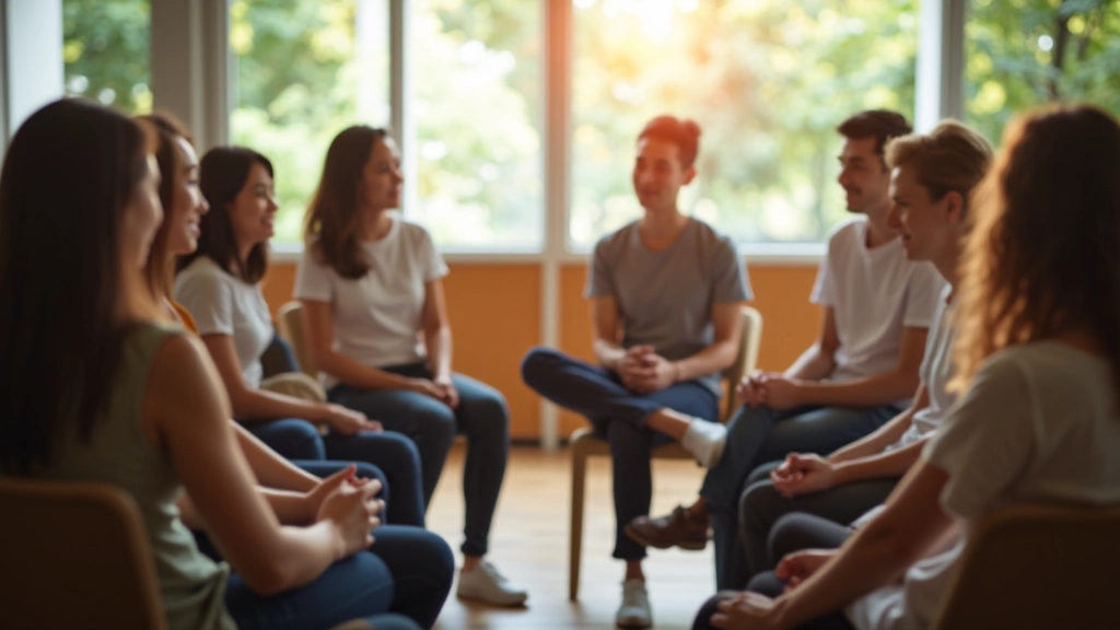 Welcoming workshop space with participants engaged in group activity